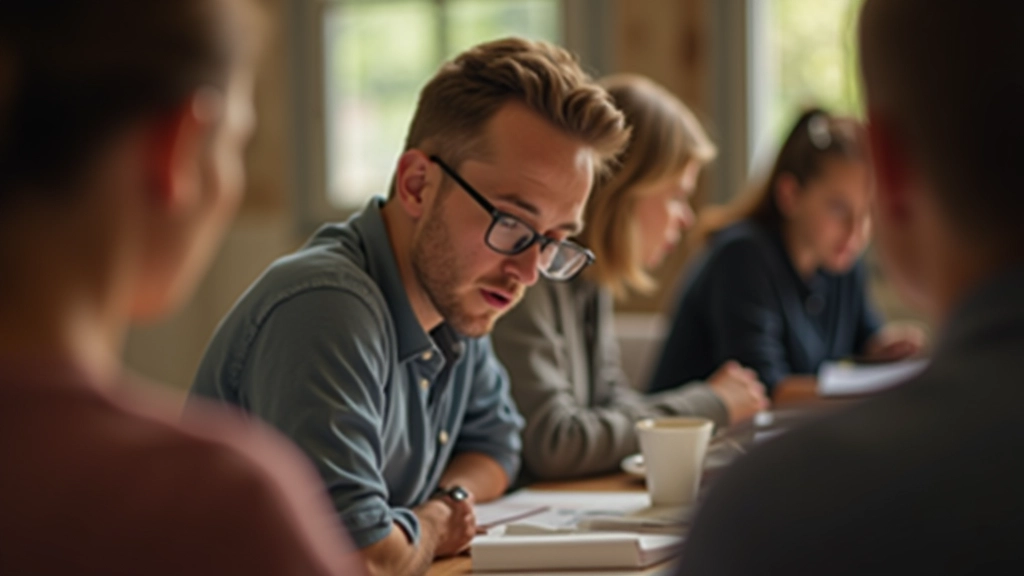 Participant engagé dans une activité de développement personnel